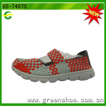 Fujian Jinjiang Factory Woven Schuhe von Hand Frauen gemacht